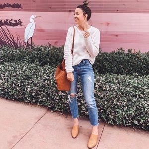 ⭐️Madewell High Rise Slim Boyjean Step Hem Edition